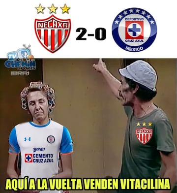 Los memes no se olvidan de la derrota de Cruz Azul ante Necaxa