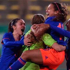 Leicy Santos y Natalia Gaitán dedican el triunfo a Colombia