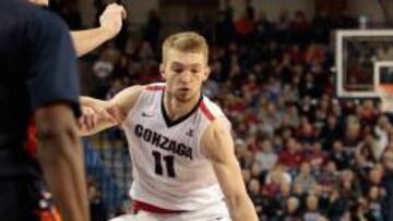 Domantas Sabonis, durante un partido con los Bulldogs de Gonzaga.