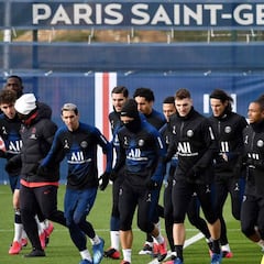 Los jugadores de la Ligue 1 entrenarán con cuatro metros de distancia entre ellos