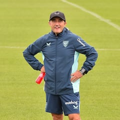 Alineación posible del Athletic ante el Rayo en la Liga EA Sports 2 Valverde, sobre Laporte: “Vamos a ver si se incorpora alguno o no”