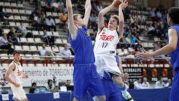 Luka Doncic, en el partido del Madrid contra el Gran Canaria.