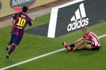 Messi también marcó el 0-3.