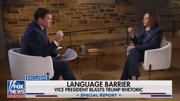 Kamala Harris loses composure during heated interview with Bret Baier
