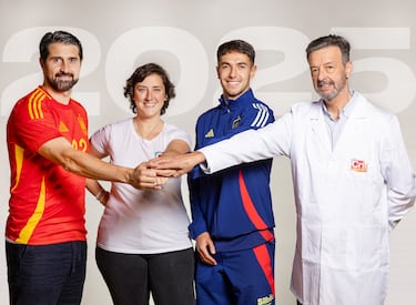 Rubén de la Red, Carmen de Leyva Torán, Martín Zubimendi y Luis Álvarez Vallina.