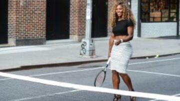 Serena Williams animó el sorteo del US Open.