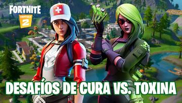 Fortnite Cap&iacute;tulo 2 - Temporada 1: gu&iacute;a de desaf&iacute;os de Cura vs. Toxina