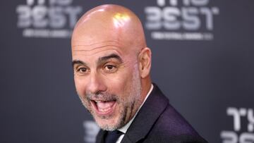 London (United Kingdom), 15/01/2024.- Manchester City manager Pep Guardiola arrives for the Best FIFA Football Awards 2023 in London, Britain, 15 January 2024. (Reino Unido, Londres) EFE/EPA/NEIL HALL
