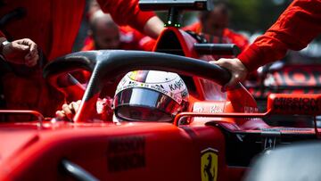 Sebastian Vettel (Ferrari SF90). Brasil, F1 2019. 