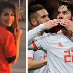 Isco dedica su primer hat-trick a Sara Sálamo