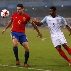 Inglaterra-España en imágenes