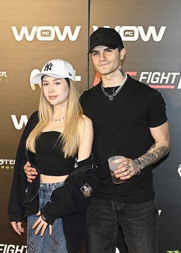 El influencer ?Abe? y su novia, Natalia Jim¨¦nez asisten al evento WOW 17.