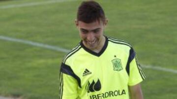 Primer entrenamiento de Munir con la Selección absoluta