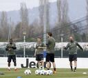 Última sesión de la Juve antes de recibir al Madrid en Champions