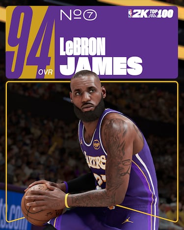 NBA 2K26: top 10 de los mejores jugadores