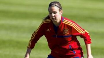 Silvia Mérida, jugadora de la Selección y del Madrid CFF.