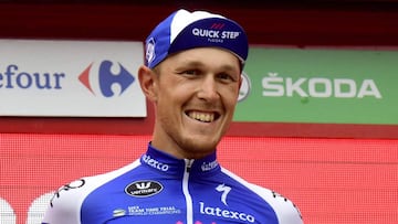 Resumen de la décima etapa de la Vuelta a España 2017 en la que Matteo Trentin se ha impuesto a José Joaquín Rojas al sprint.