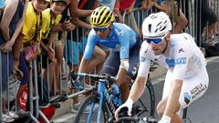 Nairo llega a la meta con corazón pero pierde 7 minutos