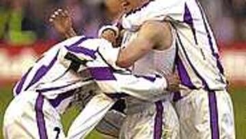 <B>ALEGRÍA</B>. El Valladolid está haciendo disfrutar a su afición.