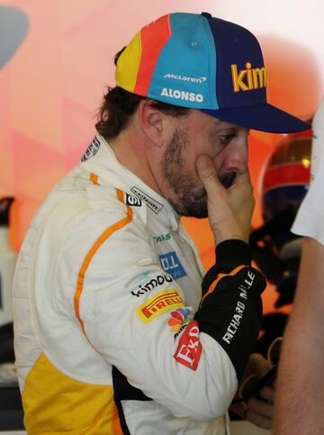 Homenaje a Alonso en su último gran premio