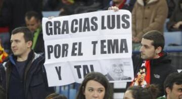 Homenaje a Luis Aragonés.