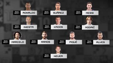¡Griezmann no está incluido en el once del año de FIFA FIFPro!