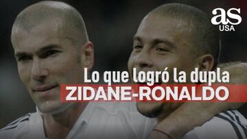 Lo que logr¨® la dupla Zidane-Ronaldo en el Real Madrid