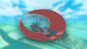 Salamence es un Pokémon de tipo dragón/volador introducido en la tercera generación. Es la evolución de Shelgon.