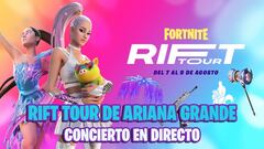 Evento de Ariana Grande en Fortnite; así ha sido el concierto Rift Tour