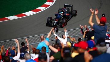 Fernando Alonso en el GP de Canad¨¢.