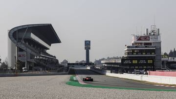 El Circuit de Barcelona-Catalunya, en los test de F1 2019. 