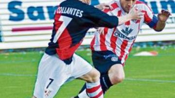 <b>INICIO. </b>Collantes, en el partido del que se queja el presidente zamorano.