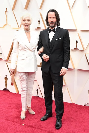 La diseñadora Patricia Taylor con su hijo el actor Keanu Reeves.