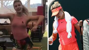 Bouchard: del baile a retirarse en la previa de Roland Garros