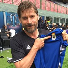 Jaime Lannister, fan del Oviedo en la final de la Champions