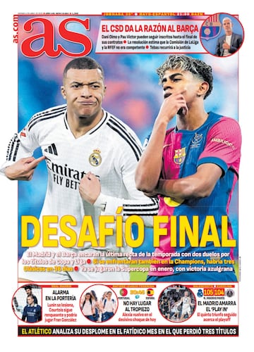 Las portadas de AS de abril