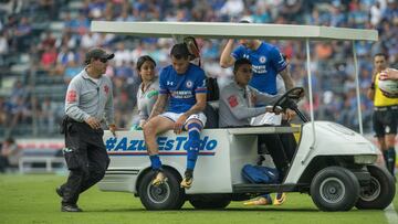 El defensa de la M&aacute;quina tuvo que abandonar apenas a los 17 minutos por lesi&oacute;n, por lo que est&aacute; en duda para el duelo ante Am&eacute;rica en Copa.