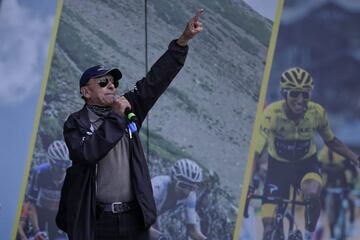 Zipaquirá recibe al campeón del Tour de Francia, Egan Bernal. Estas son algunas de las imágenes que se lleva a cabo en la Plaza de Los Comuneros. 