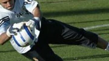 <b>QUIERE RESARCIRSE. </B>Carlos Sánchez busca triunfar en Segunda después de estar a la sombra de Casillas y César en el Madrid.