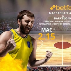 Maccabi Tel Aviv vs. Barça Basket: horario, TV, estadísticas, clasificación y pronósticos