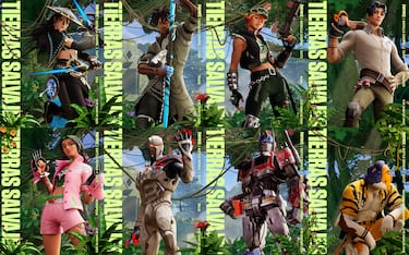 Fortnite presenta varias de las nuevas skins de la Temporada 3: Tierras Salvajes