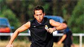 <B>A TOPE</B>. Raúl Tamudo busca la mejor forma en Peralada.