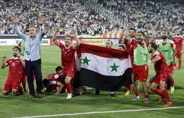 Las celebraciones en Siria por la clasificación al repechaje