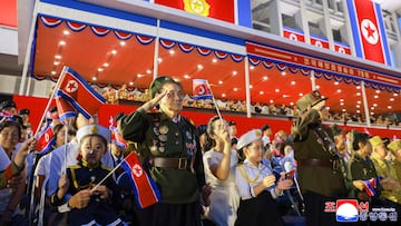 The 38th parallel, latitude 38° N, is the line that demarcates North Korea and South Korea. The division was hastily drawn up after WW II.