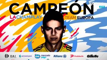 James Rodriguez, campeón de la Champlay tras vencer en la final a Dybala