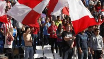 La afición del Almería