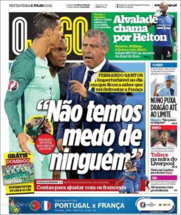 Portadas de la prensa mundial