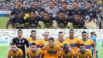 Qué 11 inicial es mejor en este Apertura 2017 ¿Tigres o América?