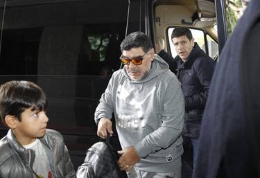Maradona questioned in Madrid over alleged assault on girlfriend