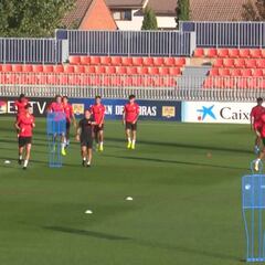 El Atlético volvió al trabajo después de Moscú